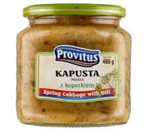KAPUSTA MŁODA Z KOPERKIEM 480g