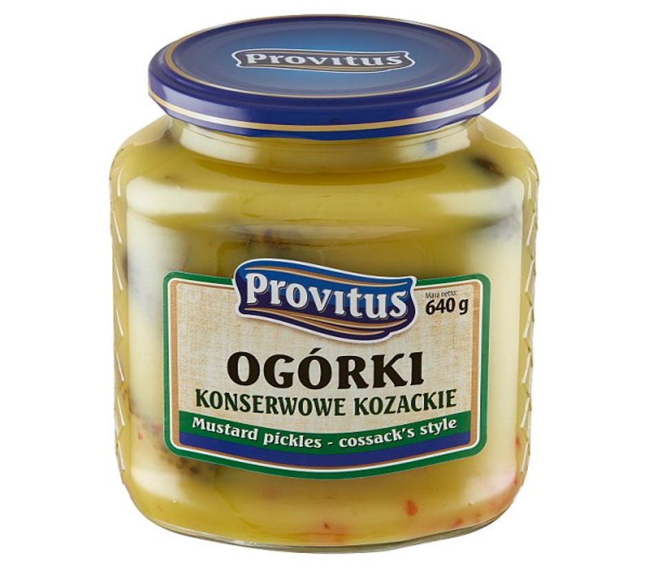 Ogórki konserwowe kozackie 640 g