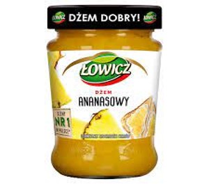 DŻEM ANANASOWY  280G ŁOWICZ