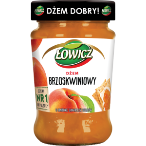 Łowicz dżem brzoskwiniowy niskosłodzony 280g