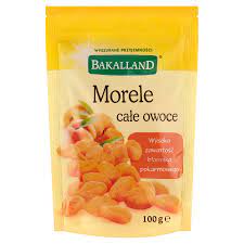 Bakalland Morele całe owoce 100g