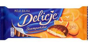 Delicje szampańskie pomarańczowe 147g