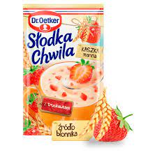 Dr.oetker słodka chwila kasza manna z truskawkami 47.5