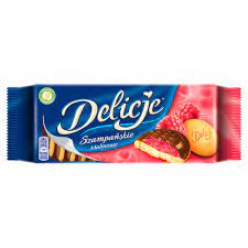 Delicje szampańskie Malinowe 147g