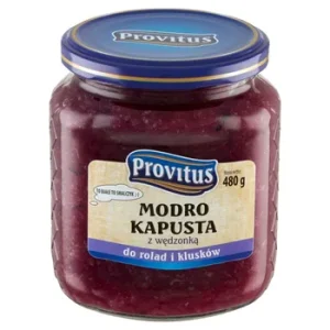 Provitus Modra kapusta z wędzonką 480g