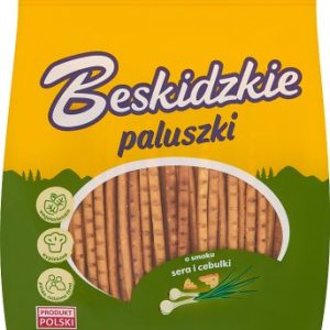 Beskidzkie paluszki o smaku sera i cebulki 180g