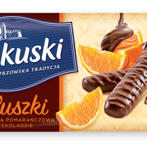 Bahlsen Paluszki w czekoladzie o smaku pomarańczowym 144g