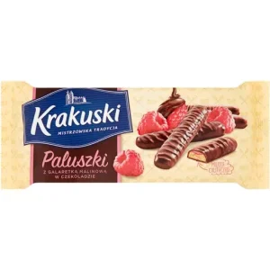 Bahlsen Krakuski Paluszki z galaretką malinową 144g