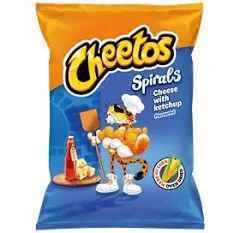 Fritolay Cheetos Spirals Ser-Ketczup 130g
