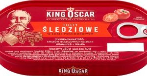 King Oscar Filety Śledziowe 160g