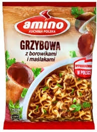 Amino Grzybowa z borowikami i maślakami 57g