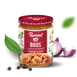 Pampol Bigos z mięsem wieprzowym i suszonymi grzybami  500g