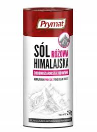 Prymat sól himalajska różowa drobnoziarnista jodowana 250g