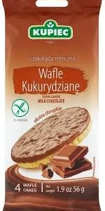 Kupiec wafle kukurydziane czekolada mleczna  56g