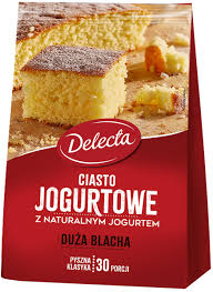 Delecta ciasto jogurtowe duża blacha  640g