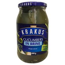 Krakus ogórki kiszone 840g